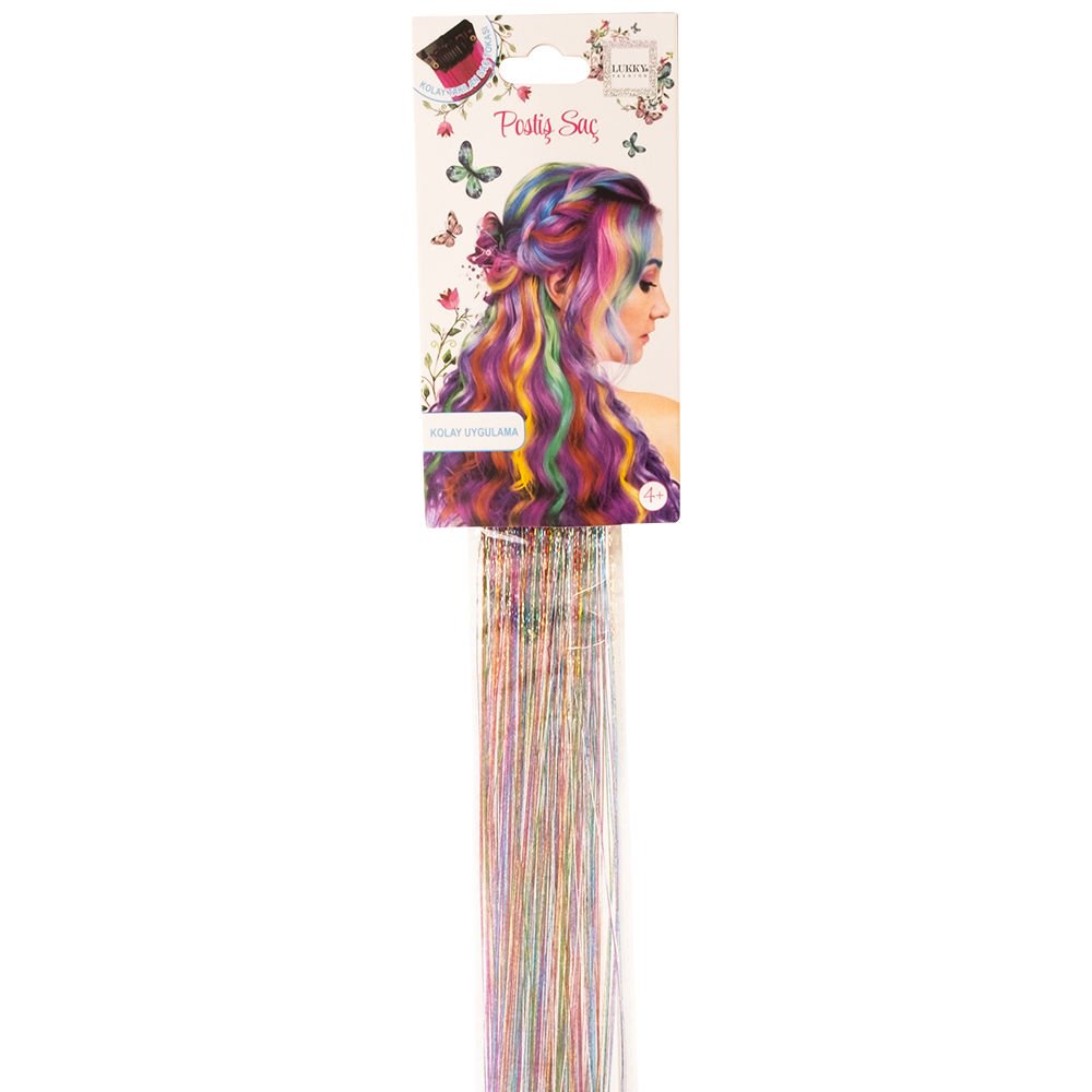 60 cm Çok Renkli Saç Tokası