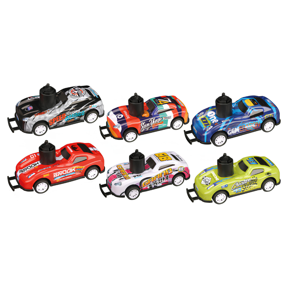 Bump Spin Pull Back Disc Throwing Car