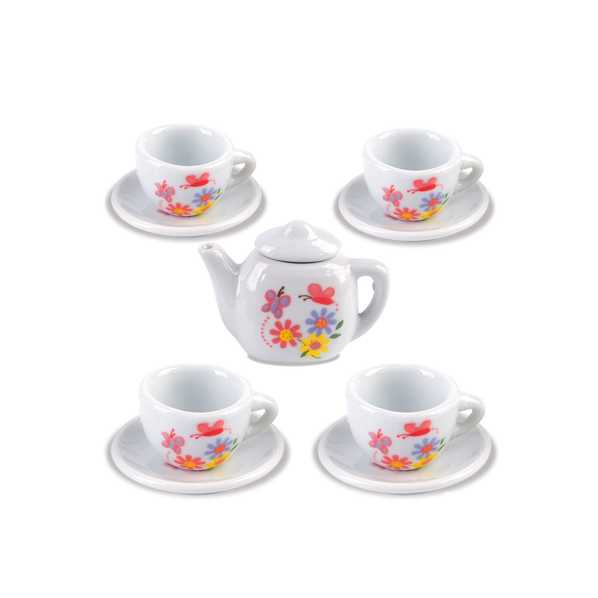 10 Pieces Ceramic Tea Set
