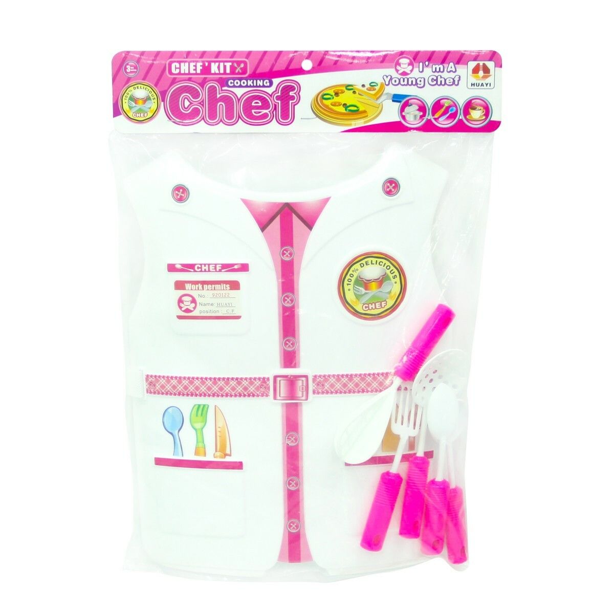 CART COSTUME GIRL COOK SET