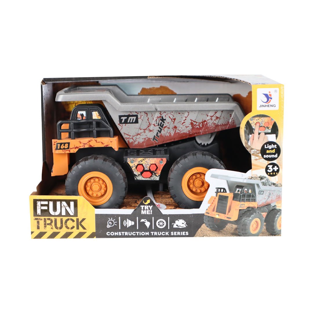 Fun Truck Sesli ve Işıklı Pilli İnşaat Taşıyıcı