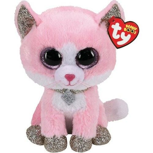 Fiona - Pembe Kedi 15 cm.