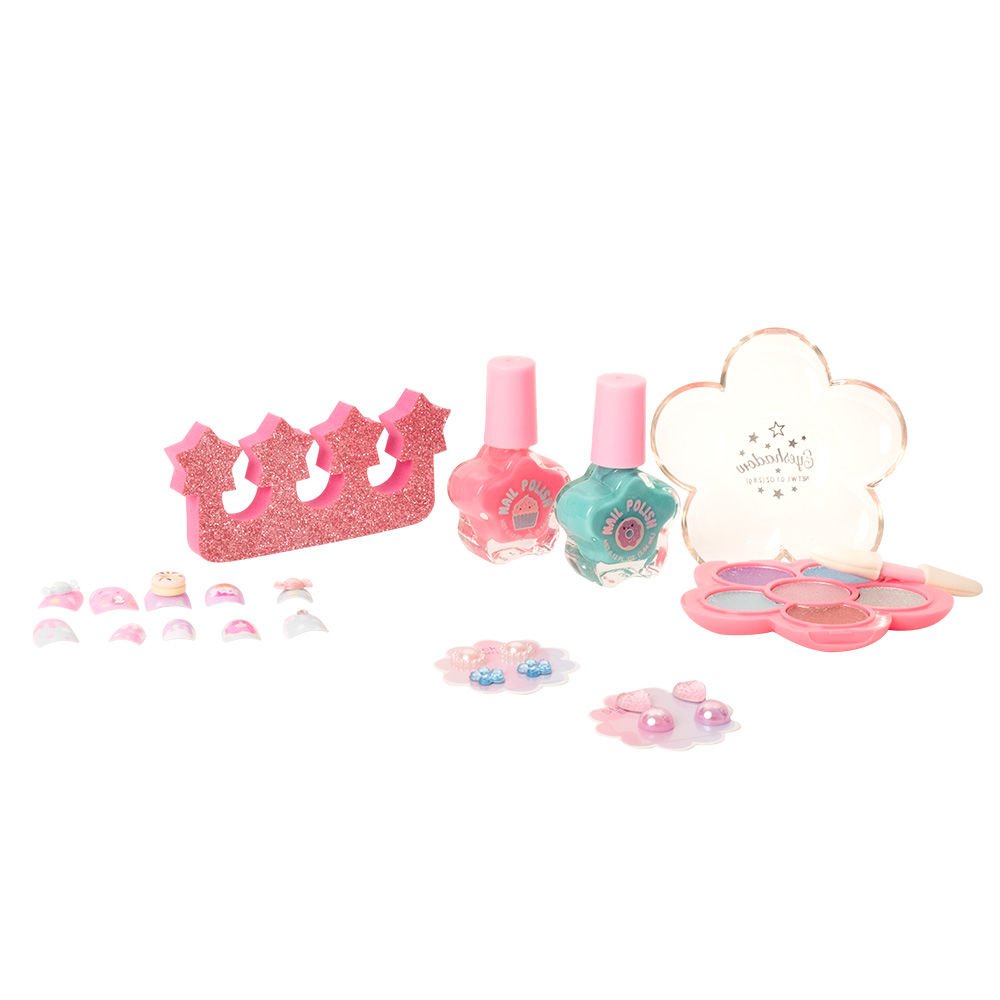 Sparkle Taşınabilir Işıltılı Tırnak ve Makyaj Seti