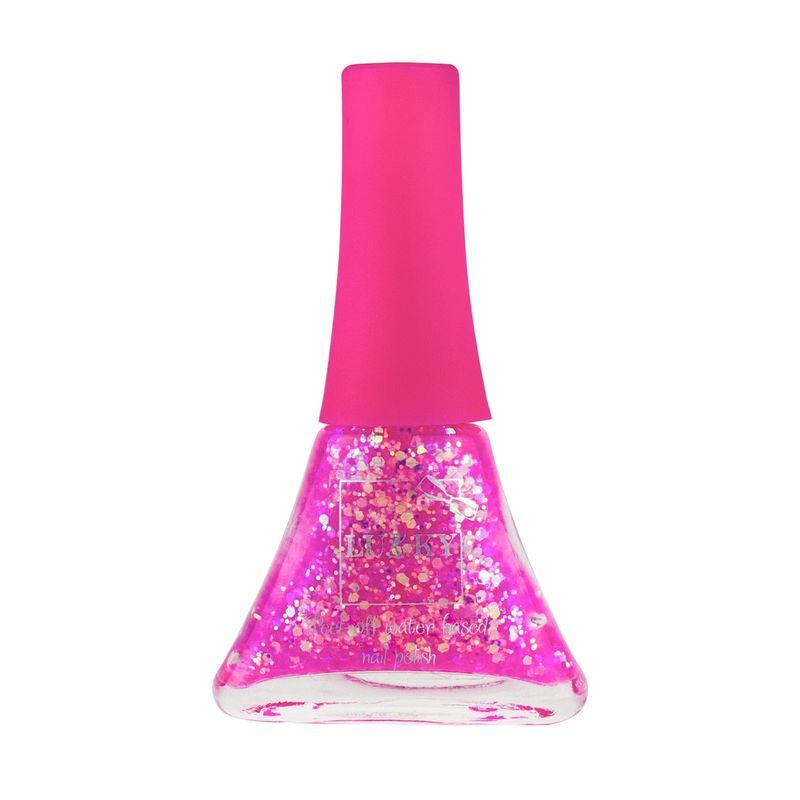 Soyulabilir Oje - Simli Parlak Pembe