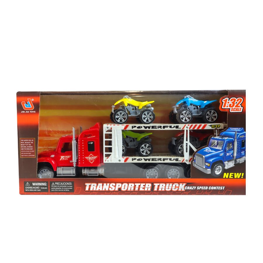 Renkli ATV Taşıyıcı Tır (3 Asorti)