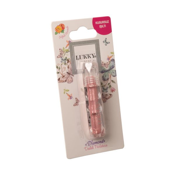 Lukky Şeftali Aromalı Karamel Dudak Parlatıcısı