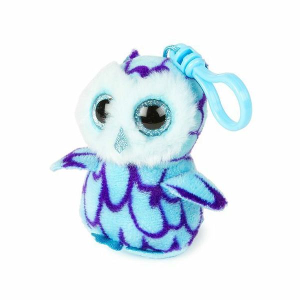 TY Beanie Boos Oscar Mavi Mor Baykuş Anahtarlık 12 cm.