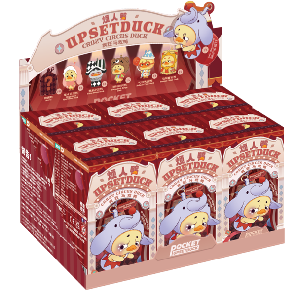 Upset Duck Çılgın Sirk Serisi Anahtarlık Sürpriz Paket