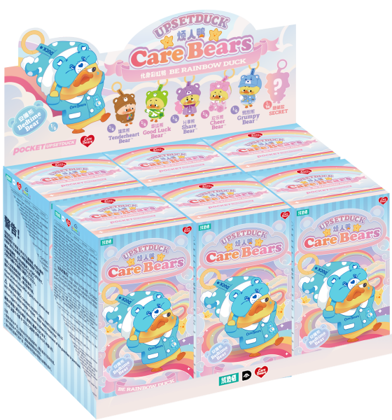 Upset Duck Care Bears Gökkuşağı Serisi Anahtarlık Sürpriz Paket