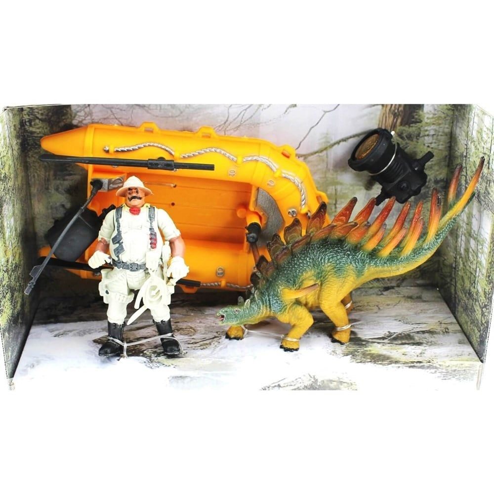 Dinozor Huayangosaurus Avcısı Oyun Seti