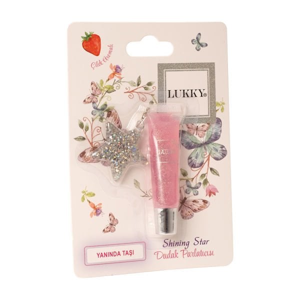 STRAWBERRY FLAVORED LILAC LIPSTICK