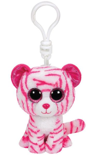 TY Beanie Boos Asia Beyaz Kaplan Anahtarlık 12 cm.