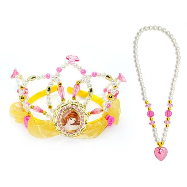 Belle Taç ve Kolye Seti