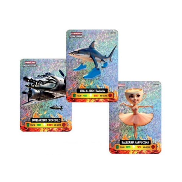 Lamincard Italian Brainrot Koleksiyon Kartları