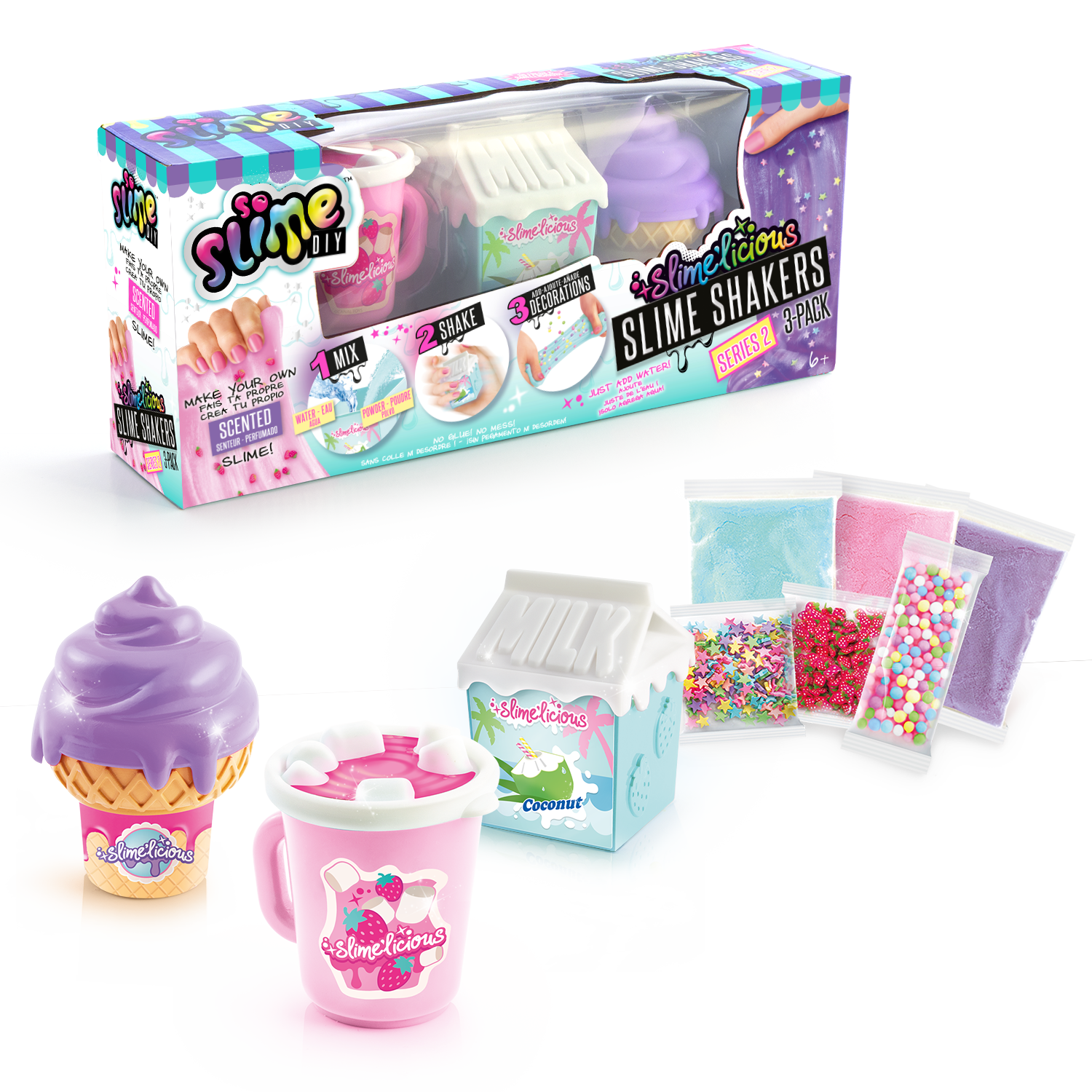 Slimelicious Slime Shaker Üçlü Paket