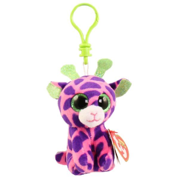 TY Beanie Boos Pembe Zürafa Gilbert Peluş Anahtarlık 12 cm.