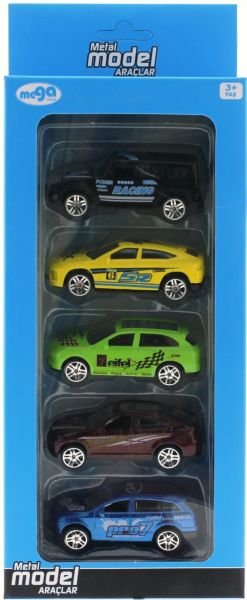 Beşli Diecast Model Spor Arabalar