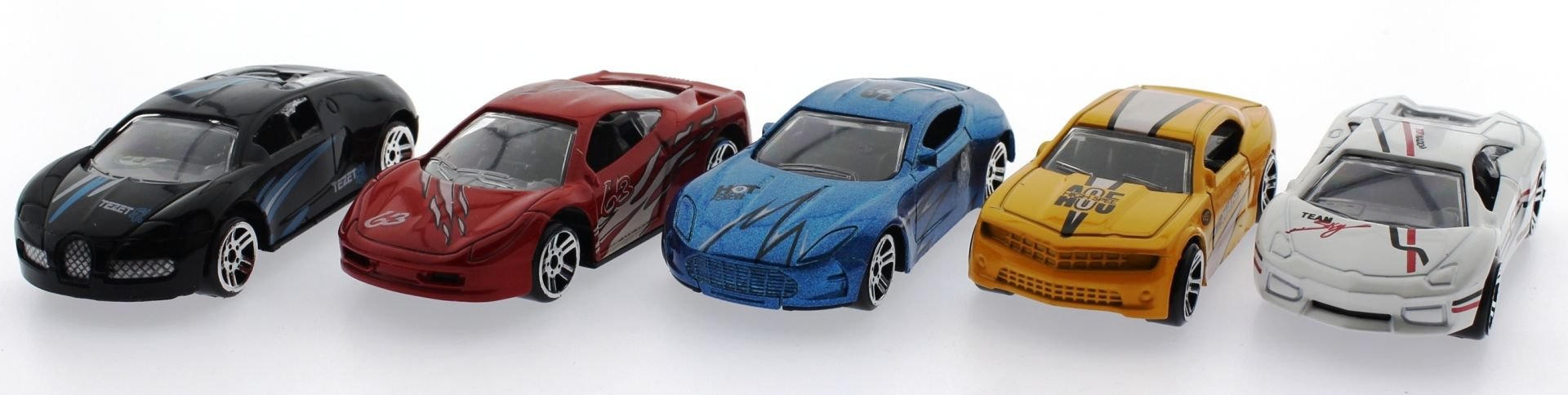 Beşli Diecast Model Spor Arabalar