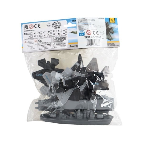 Poşetli Savaş Uçakları Seti