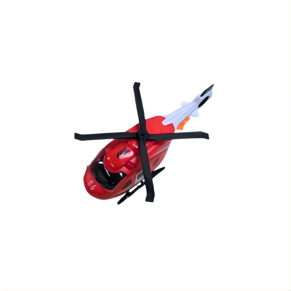 Die-Cast Işıklı ve Sesli Çek Bırak Helikopter