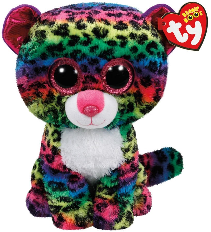 TY Beanie Boos Rengarenk Leopar Dotty Peluş 15 cm.