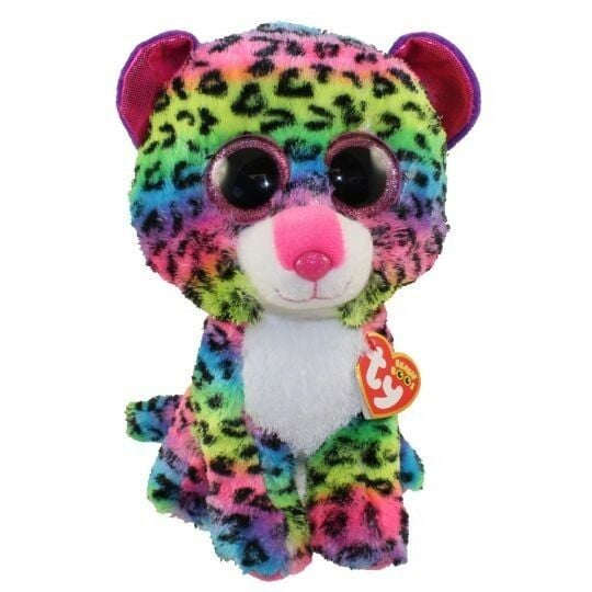 TY Beanie Boos Rengarenk Leopar Dotty Peluş 15 cm.
