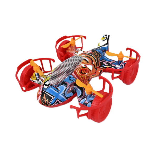 Shark Lift & Spin 2'si 1 arada Işıklı Elektrikli Köpekbalığı Uçak Araba