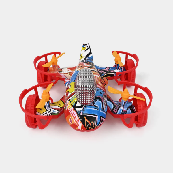 Shark Lift & Spin 4 Pervaneli Işıklı Elektrikli Uçak