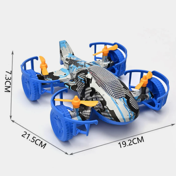 Shark Lift & Spin 2'si 1 arada Işıklı Elektrikli Köpekbalığı Uçak Araba