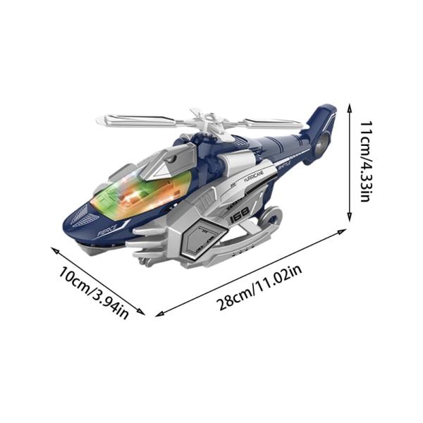 Dinozora Dönüşen Işıklı ve Sesli Helikopter