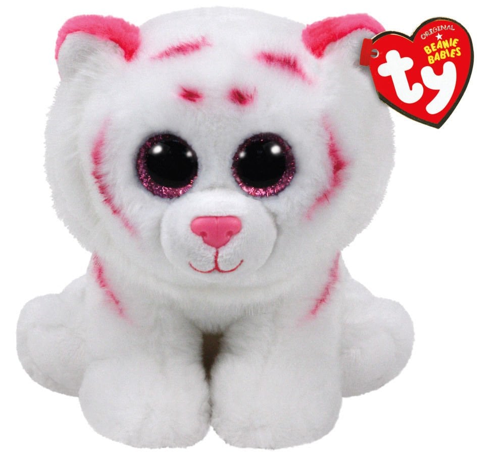 TY Beanie Babies Beyaz Kaplan Tabor Peluş 20 cm.