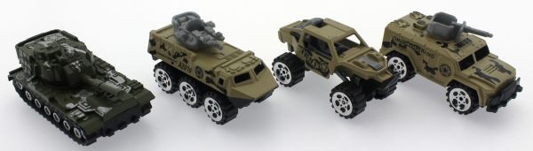 Die-Cast Dörtlü Acil Kurtarma Araçları Seti