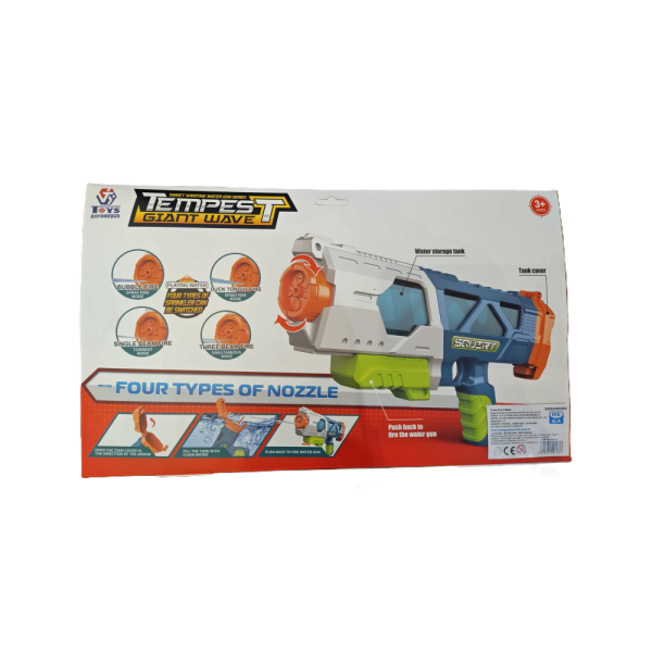 Tempest Giant Wave Dört Atış Modlu Su Tabancası