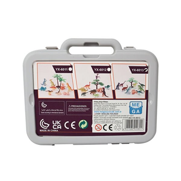 12 Parça Kutuda Dinozor Hayvan Seti