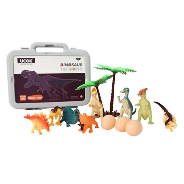 12 Parça Kutuda Dinozor Hayvan Seti