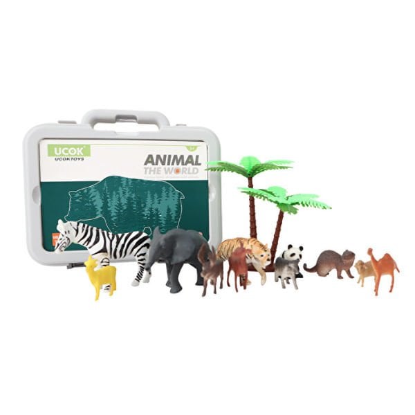 12 Parça Kutuda Vahşi Hayvan Seti