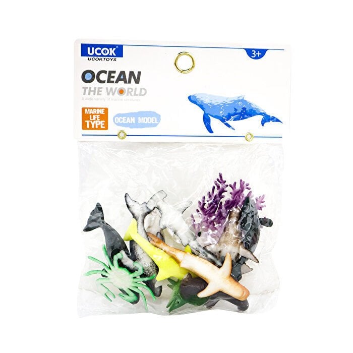 12 Parça Deniz Hayvanları Seti