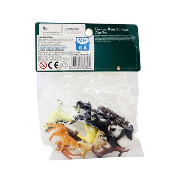 12 Parça Vahşi Hayvanlar Seti