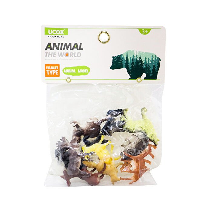 12 Parça Vahşi Hayvanlar Seti