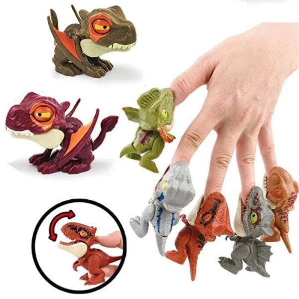 Parmak Isıran Tekli Dinozor (12 Asorti)