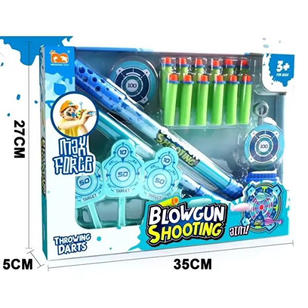 Üflemeli Atış Dart Seti