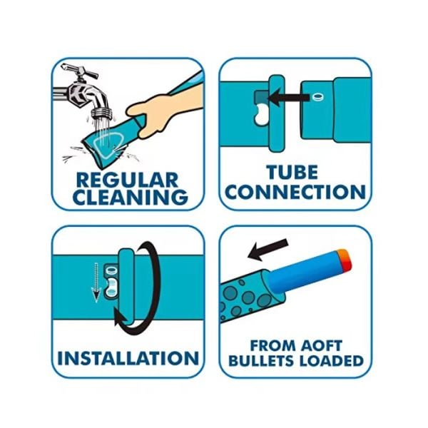 Üflemeli Atış Dart Seti