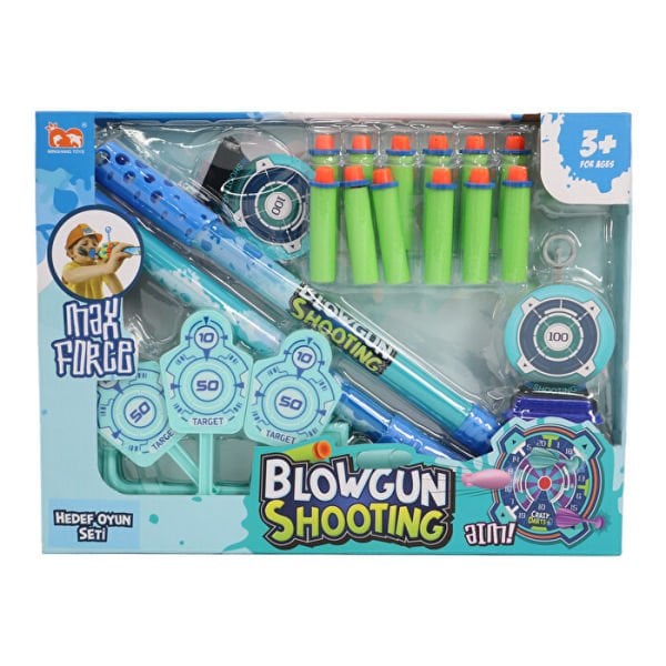 Üflemeli Atış Dart Seti