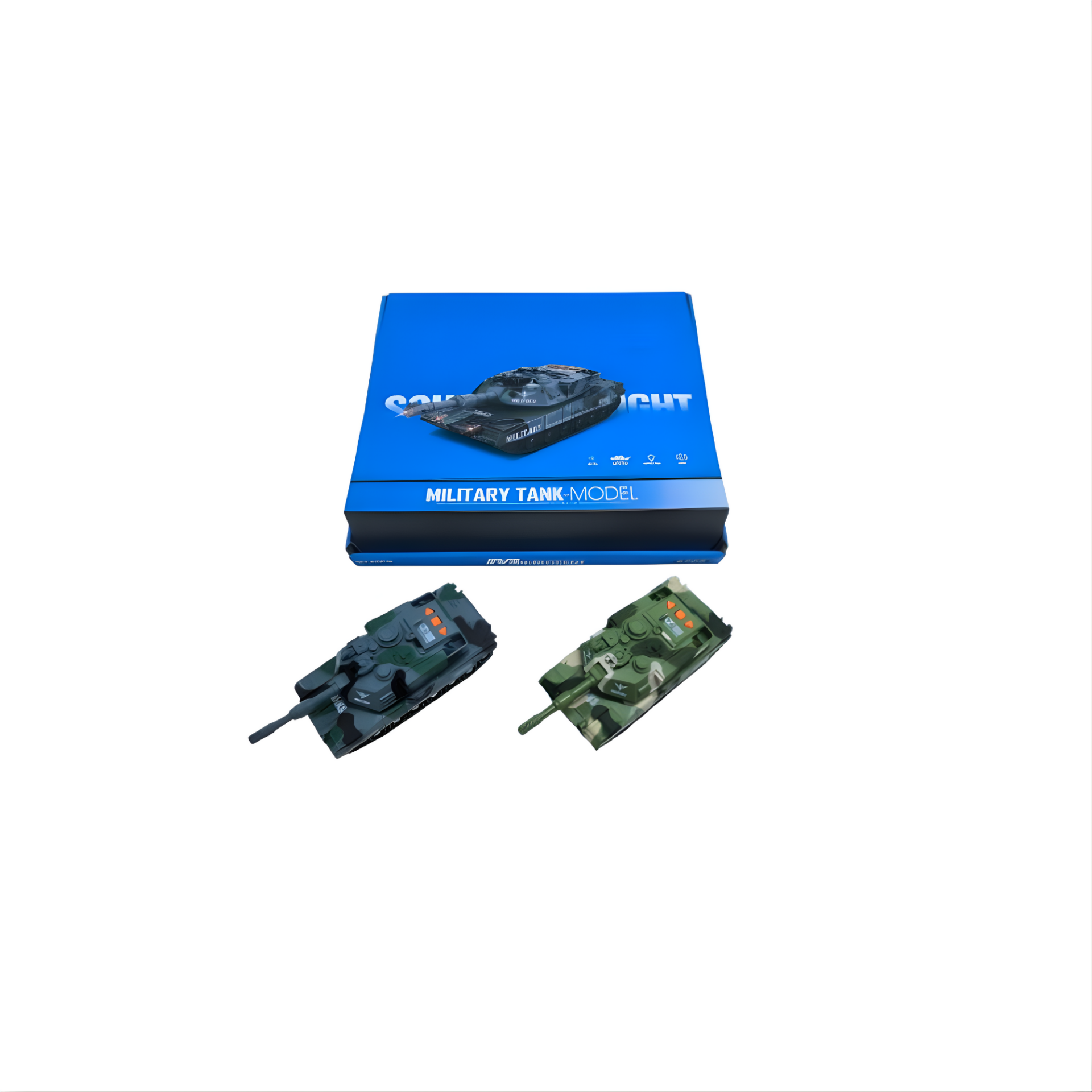 Die-Cast Işıklı ve Sesli Sür Gitsin Savaş Tankı