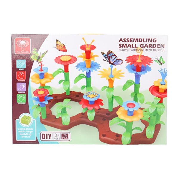 76 Parça Bahçe Çiçek Yapım Seti
