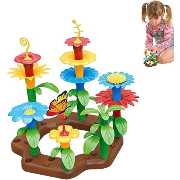 76 Parça Bahçe Çiçek Yapım Seti