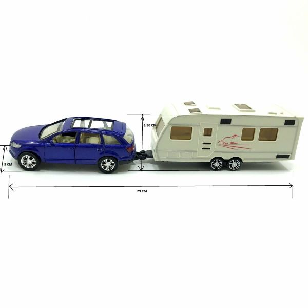 1:48 Die-Cast Karavanlı Araç