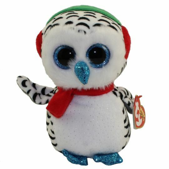 TY Beanie Boos Nester Kar Kıyafetli Baykuş 15 cm.