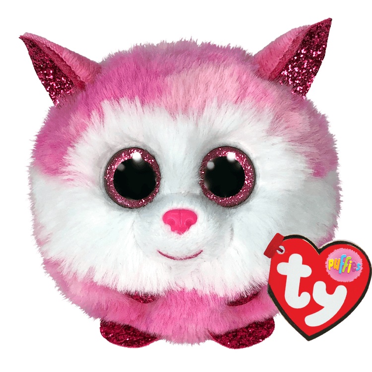 TY Puffies Princess Pembe Sibirya Kurdu 7 cm.