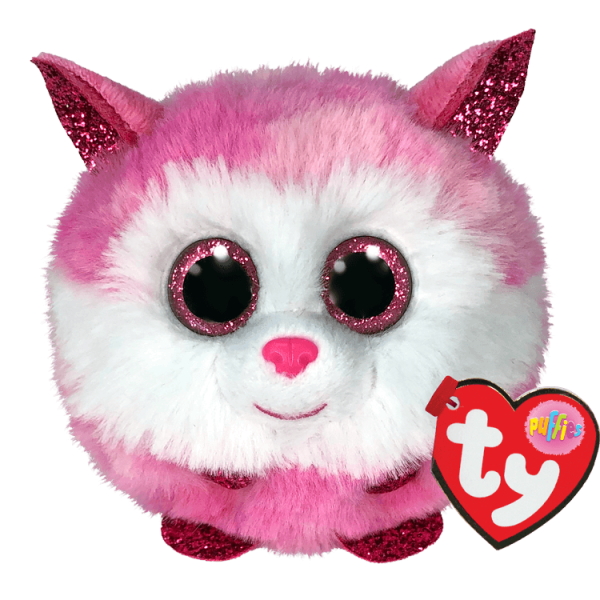 TY Puffies Princess Pembe Sibirya Kurdu 7 cm.